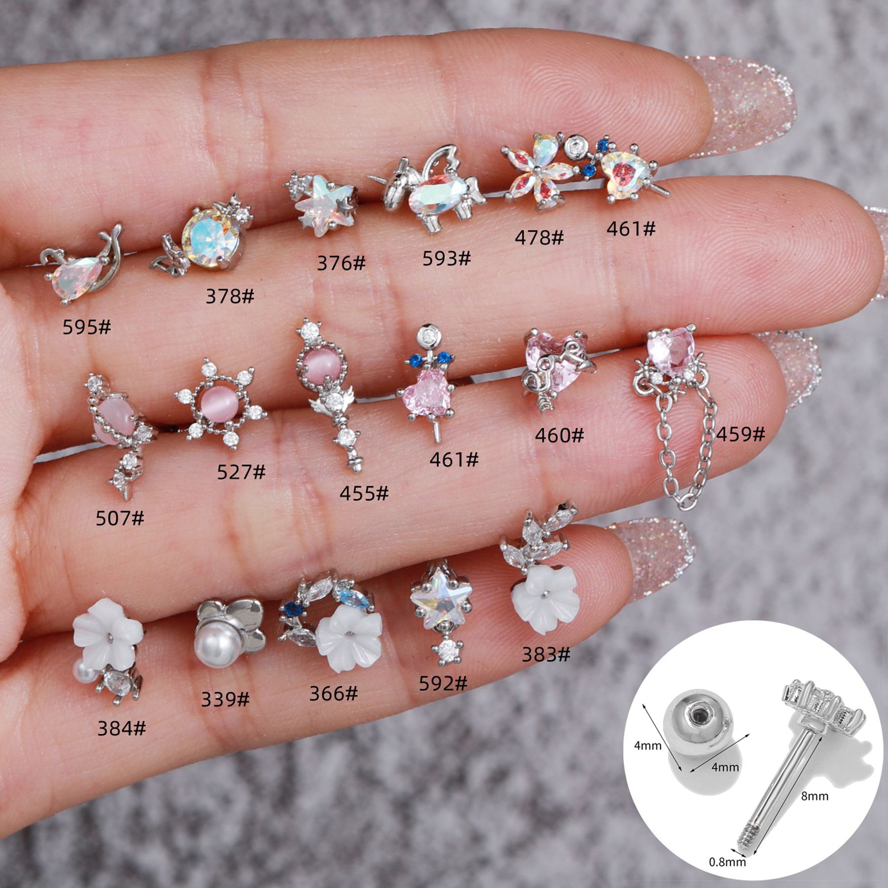 Ultra-fairy Stainless Steel Earrings For Women