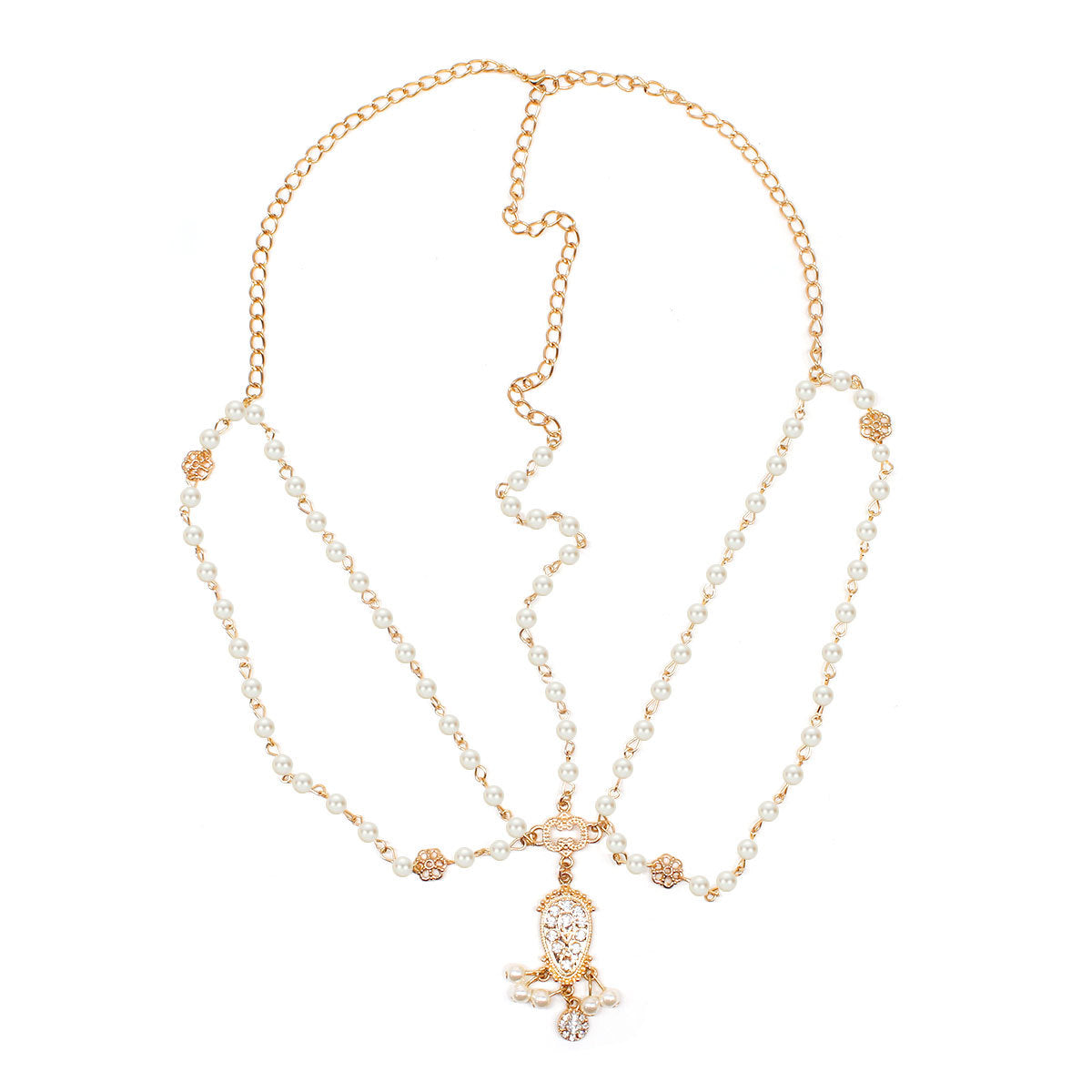 Bohemian Rhinestone Bit Chain Women