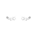 High-grade Light Luxury Design Sense Frosty Style Stud Earrings