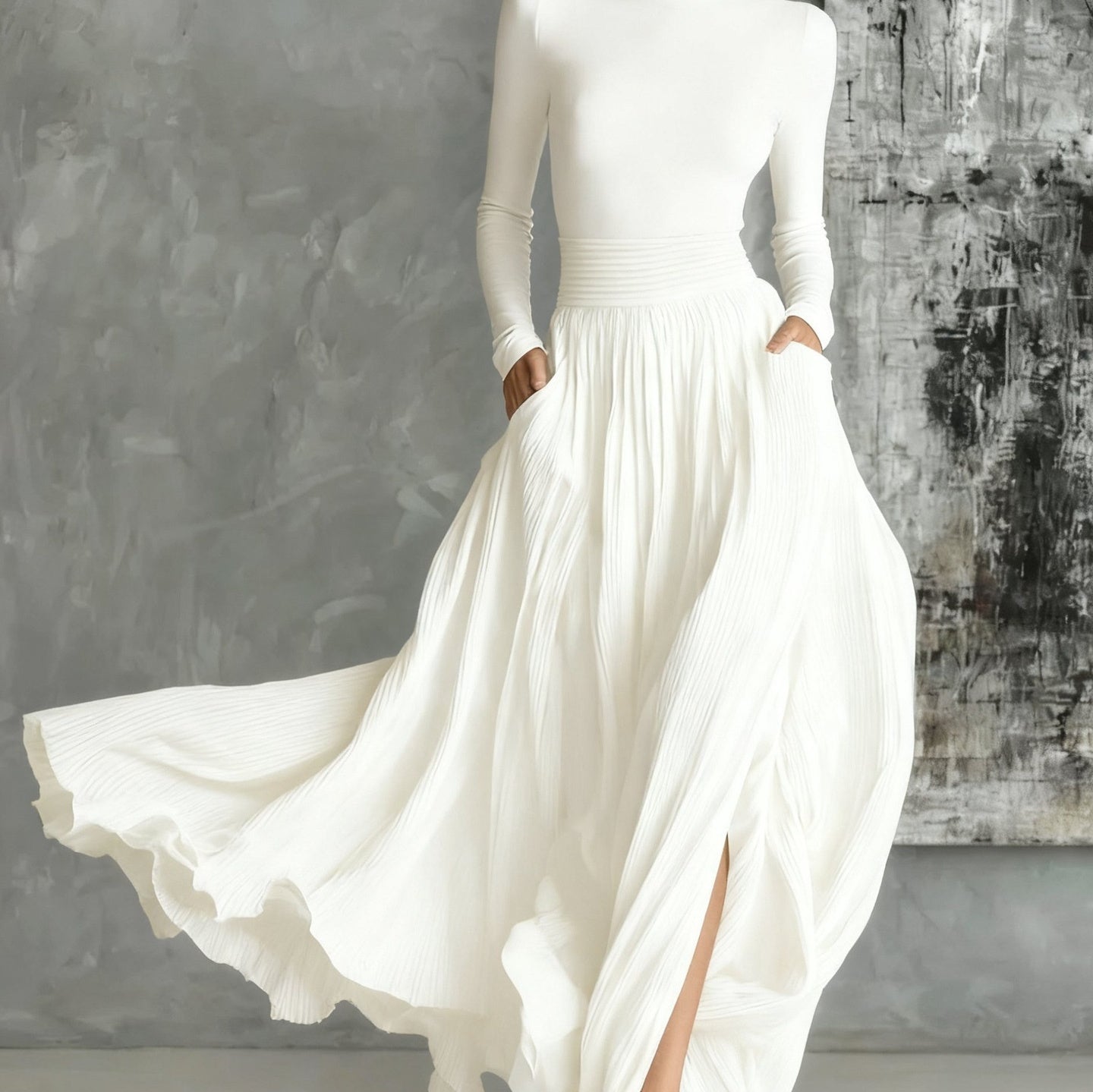 Elegant Retro Light Luxury Slim Fit Gentle Niche Dress Women