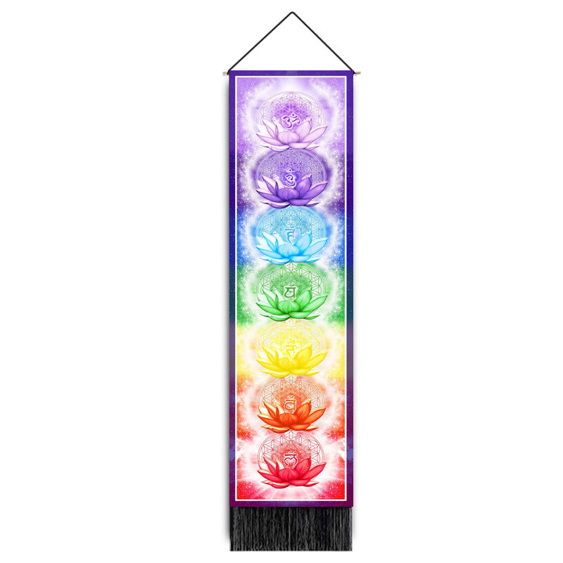 Decorative Hanging Paintings Printed Home Decor Wall Hangings Tassel Tapestries