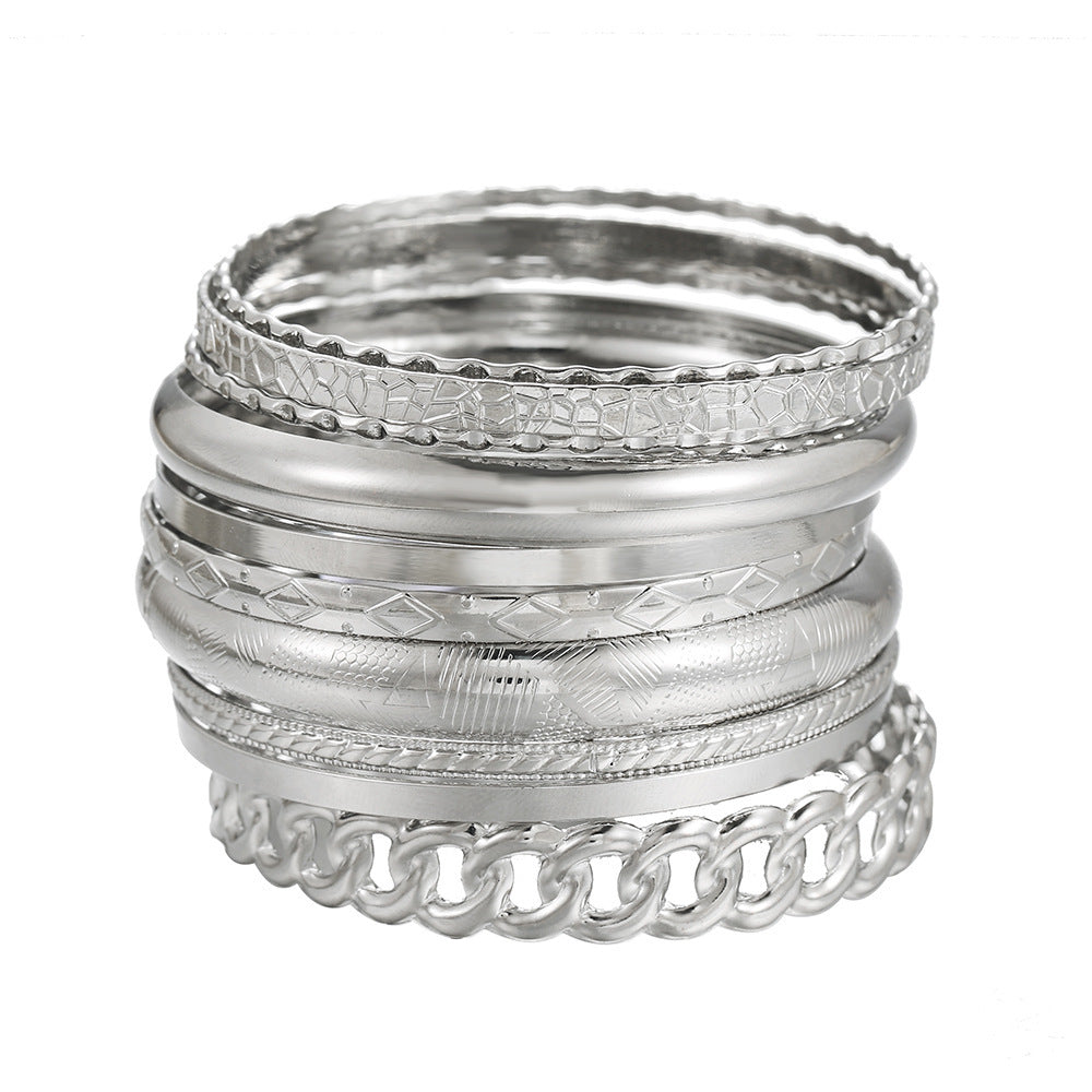 Retro Fashion Twisted Winding Alloy Animal Bracelet Armband