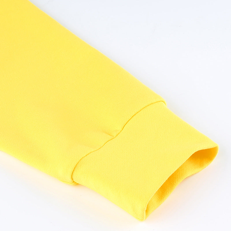 Round top T-shirt with exposed top