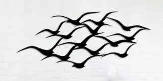 Iron Crafts Metal Flying Bird Art Wall Decoration