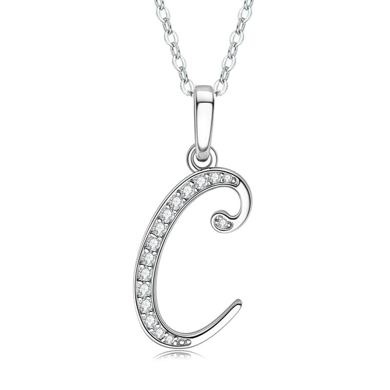 26-Letter Alphabet Charm Stylish Trendy English Pendant With A Designer Touch