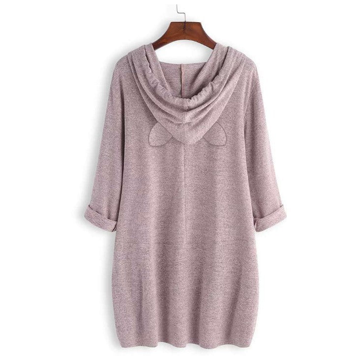 Cat print irregular top