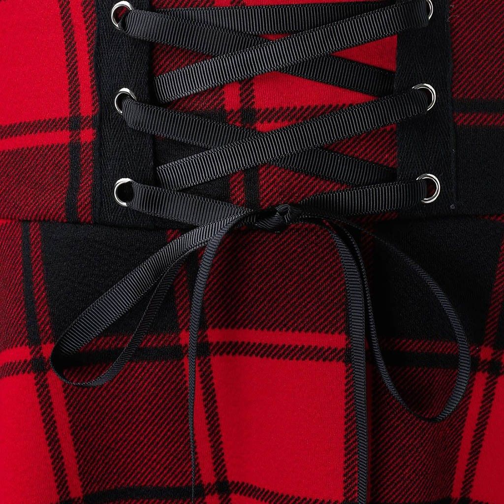 Women Fashion Sexy Casual Lattice Printing Splicing