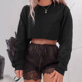 Round top T-shirt with exposed top