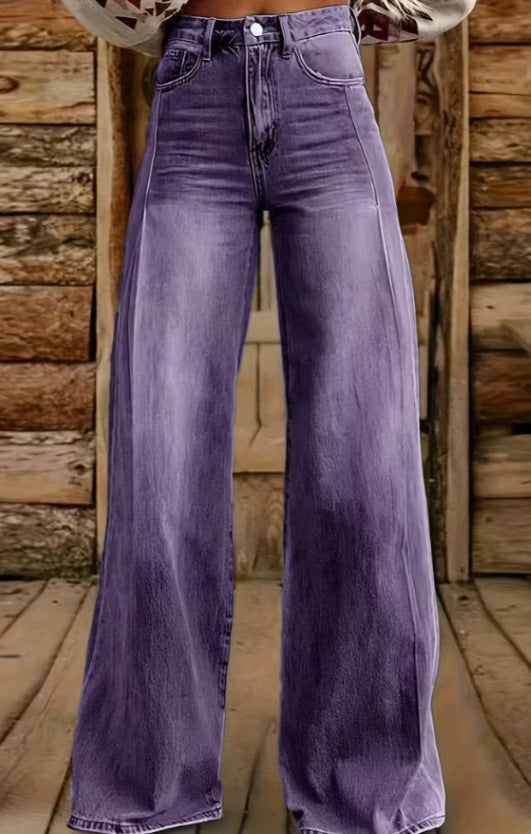 New 3D Thermal Transfer Bell-bottom Pants