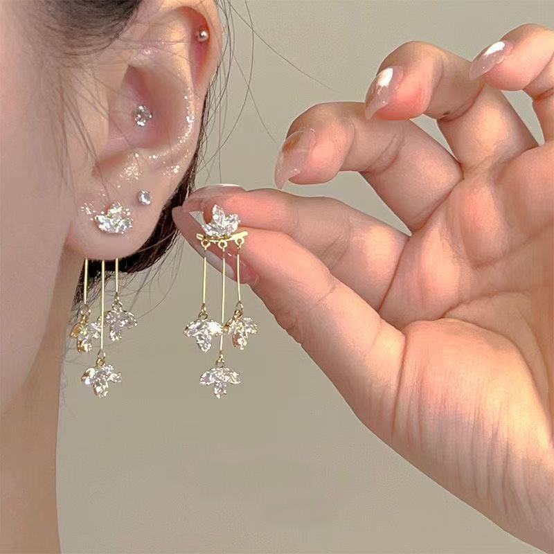 Womens Unique Elegant Long Earrings