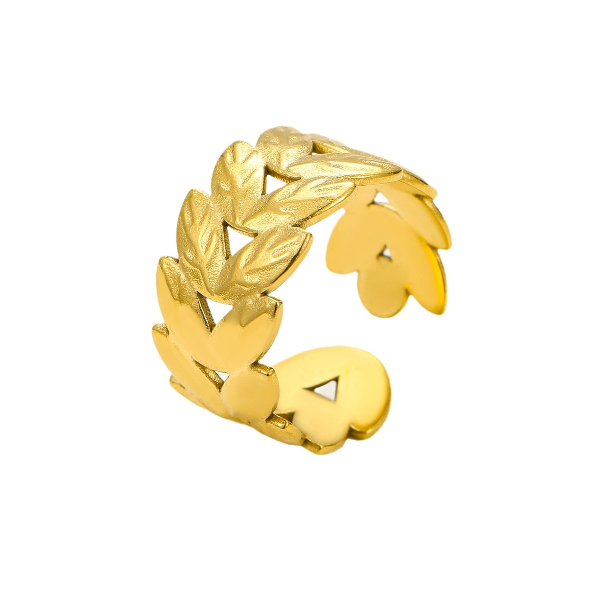 New Niche Stainless Steel Adjustable Ring In The Instagram Style