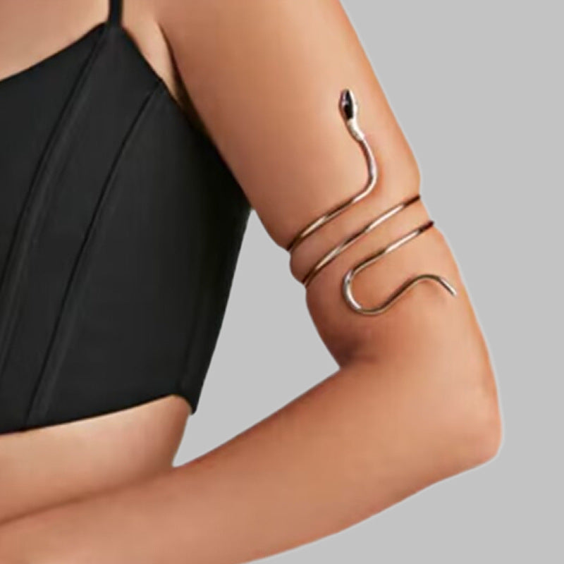 Retro Fashion Twisted Winding Alloy Animal Bracelet Armband