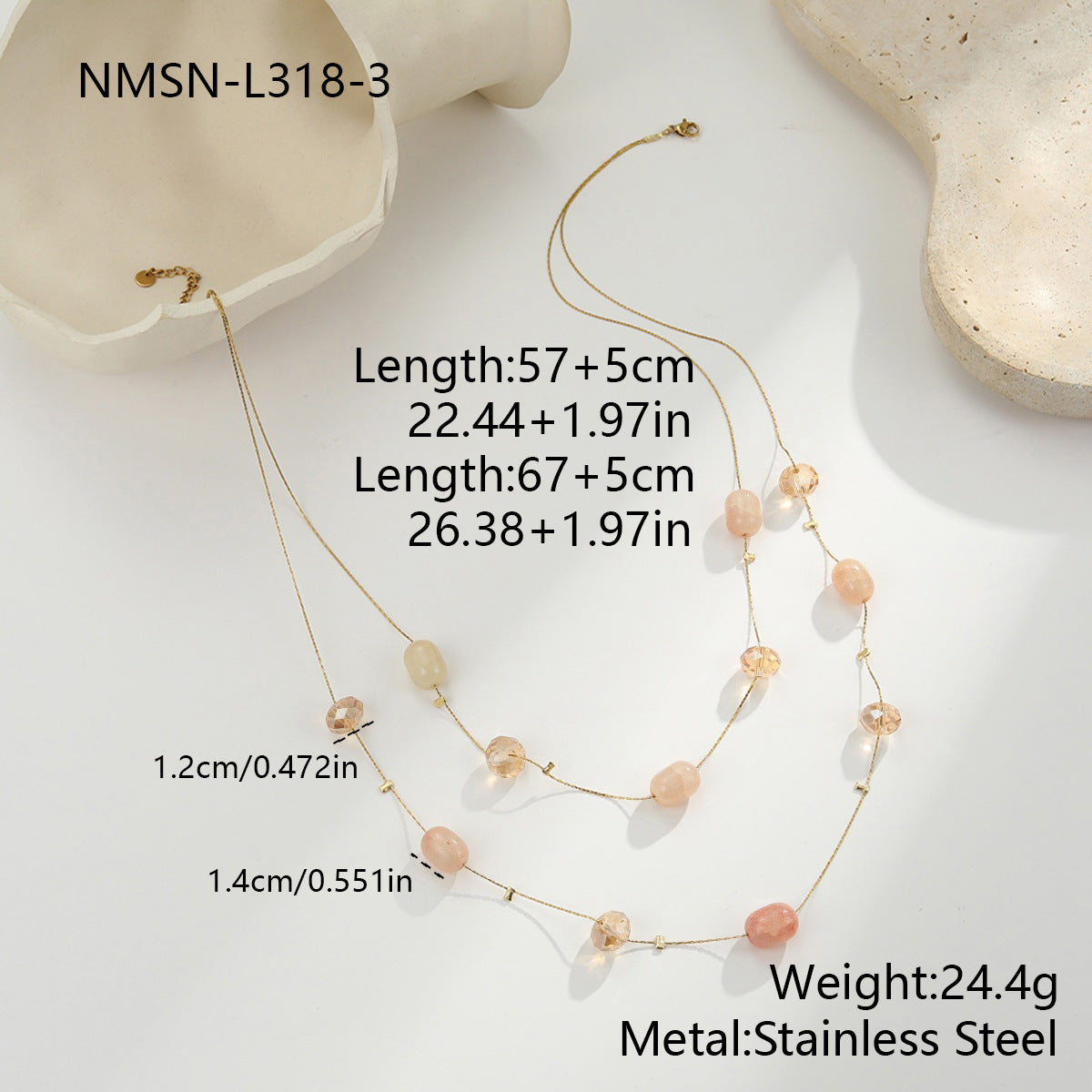 French-style Vintage Sweater Chain With A Chic Elegant And Distinctive Vibe