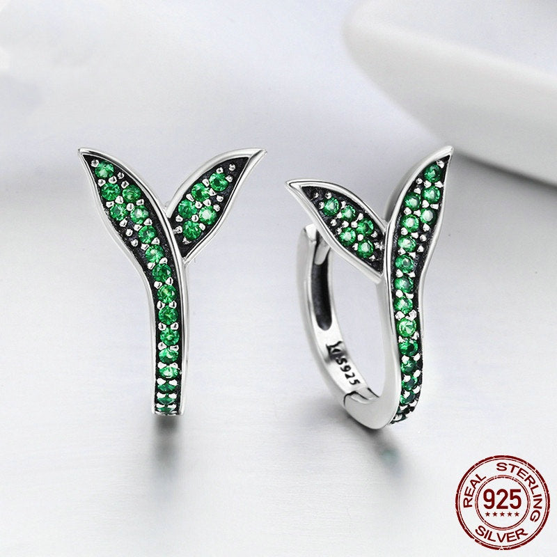 New Korean-style S925 Sterling Silver Fashion Stud Earringssimple And Stylish