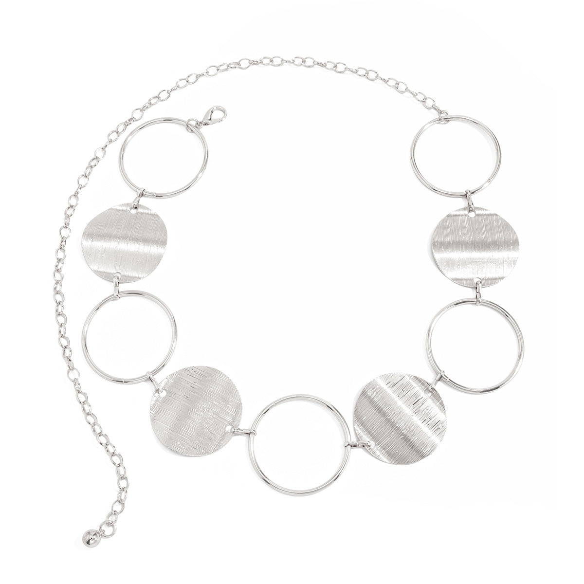 Cool, Minimalist Metal Ring Chain Body Chain