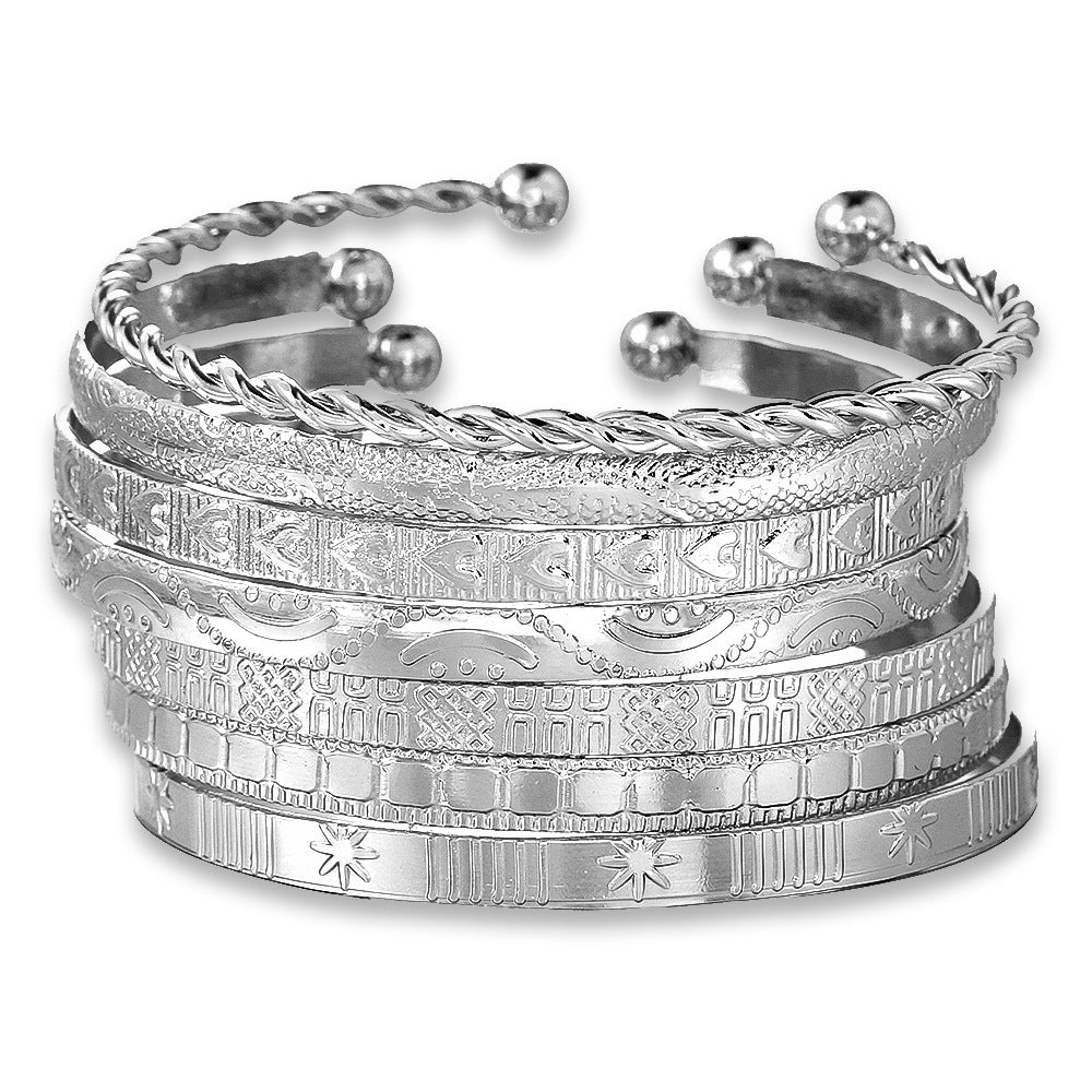 Retro Fashion Twisted Winding Alloy Animal Bracelet Armband