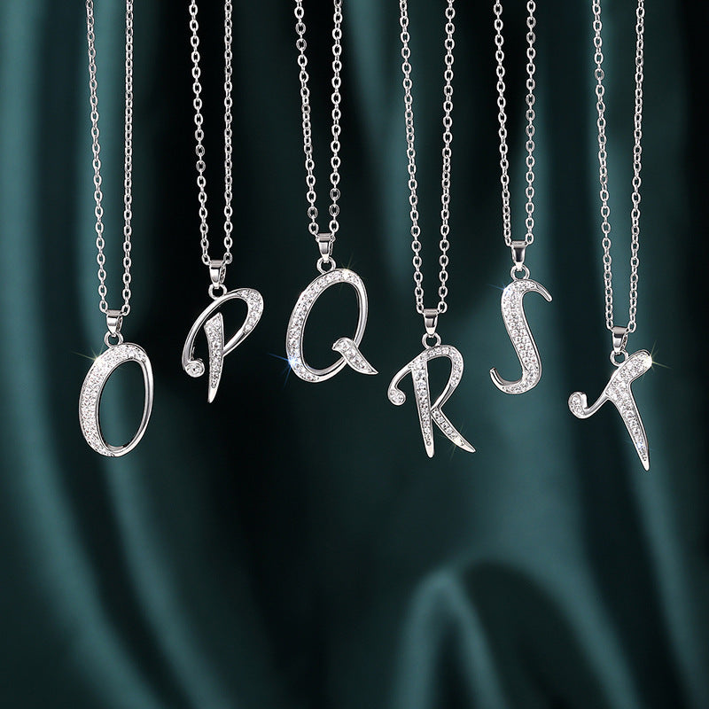 26-Letter Alphabet Charm Stylish Trendy English Pendant With A Designer Touch