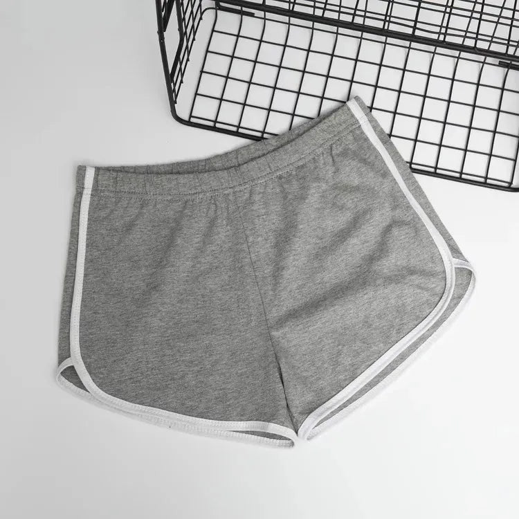 High Waist Drawstring Lounge Shorts Summer Casual Loose Fit Cotton Shorts For Women