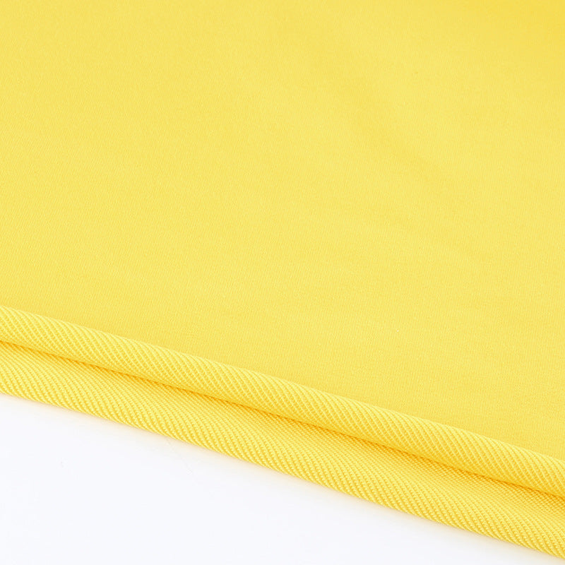 Round top T-shirt with exposed top