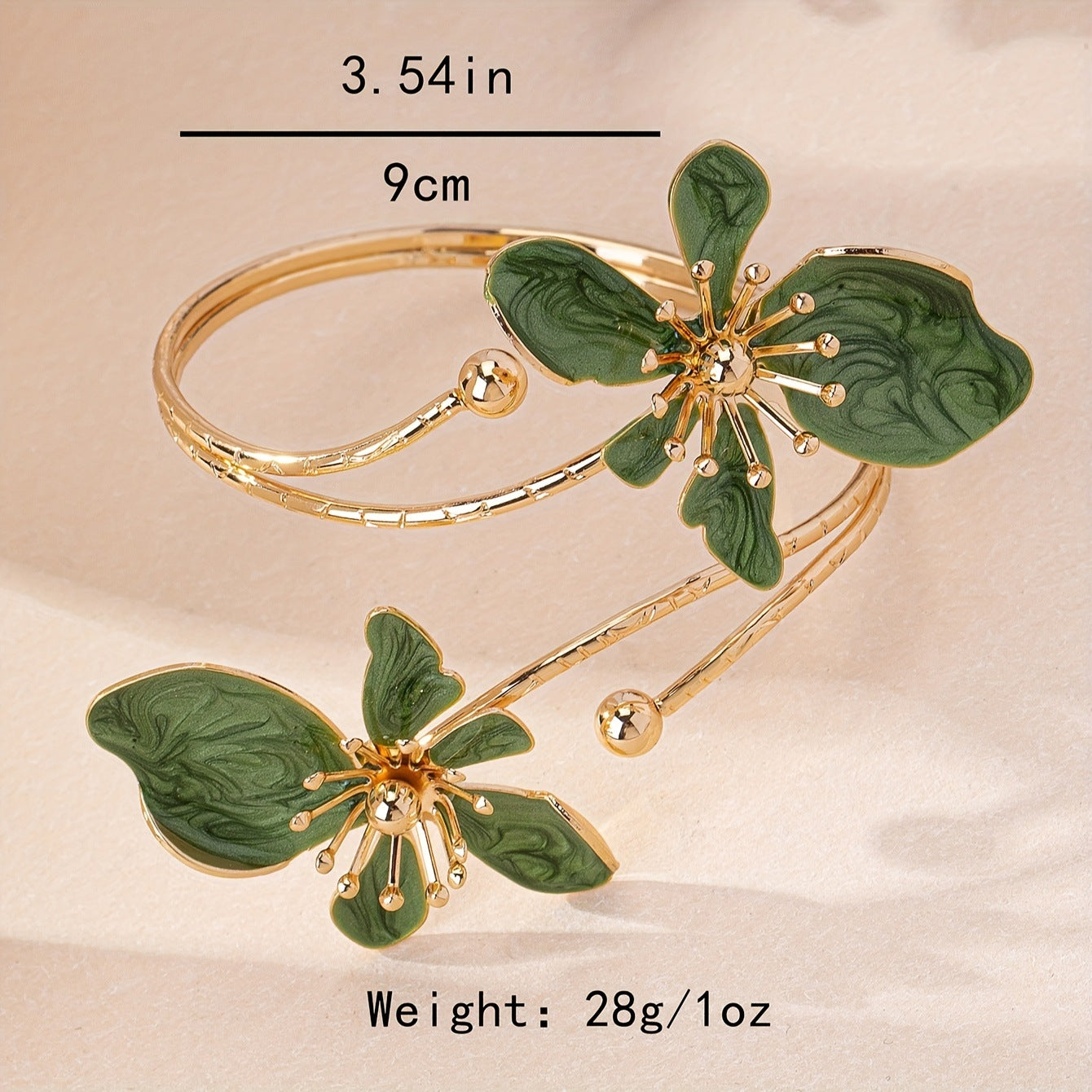 Fashionable Golden Colorful Ladies' Bracelet Armband