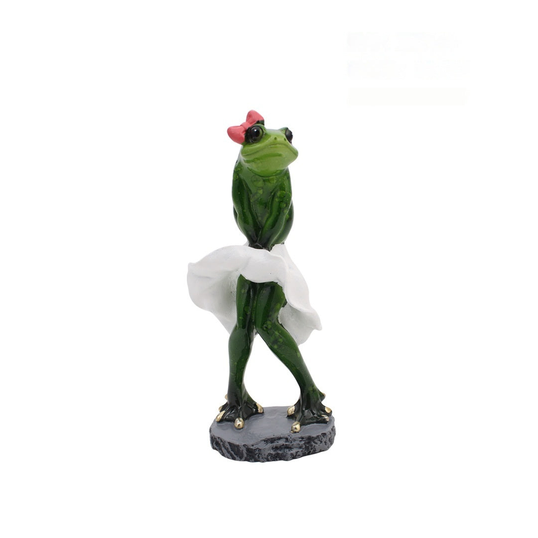 Home Decoration Frog Living Room Study Resin Crafts