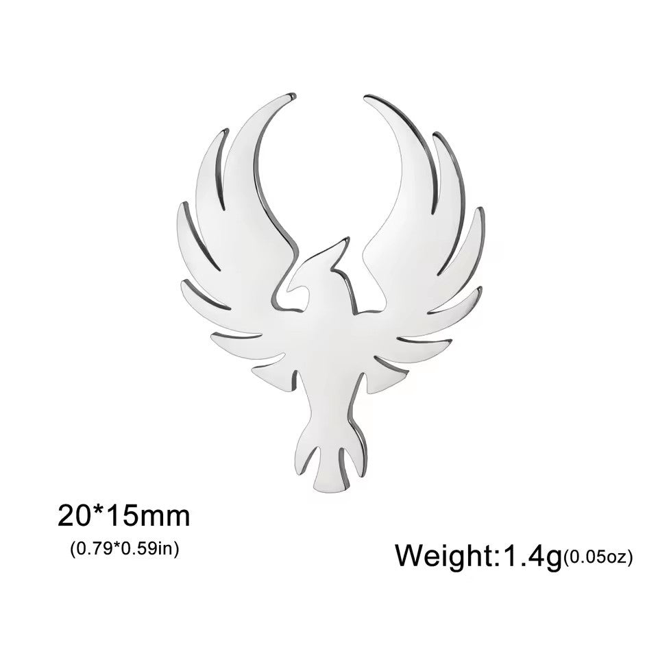 Fashion Stainless Steel Animal Pattern Shape Brooch