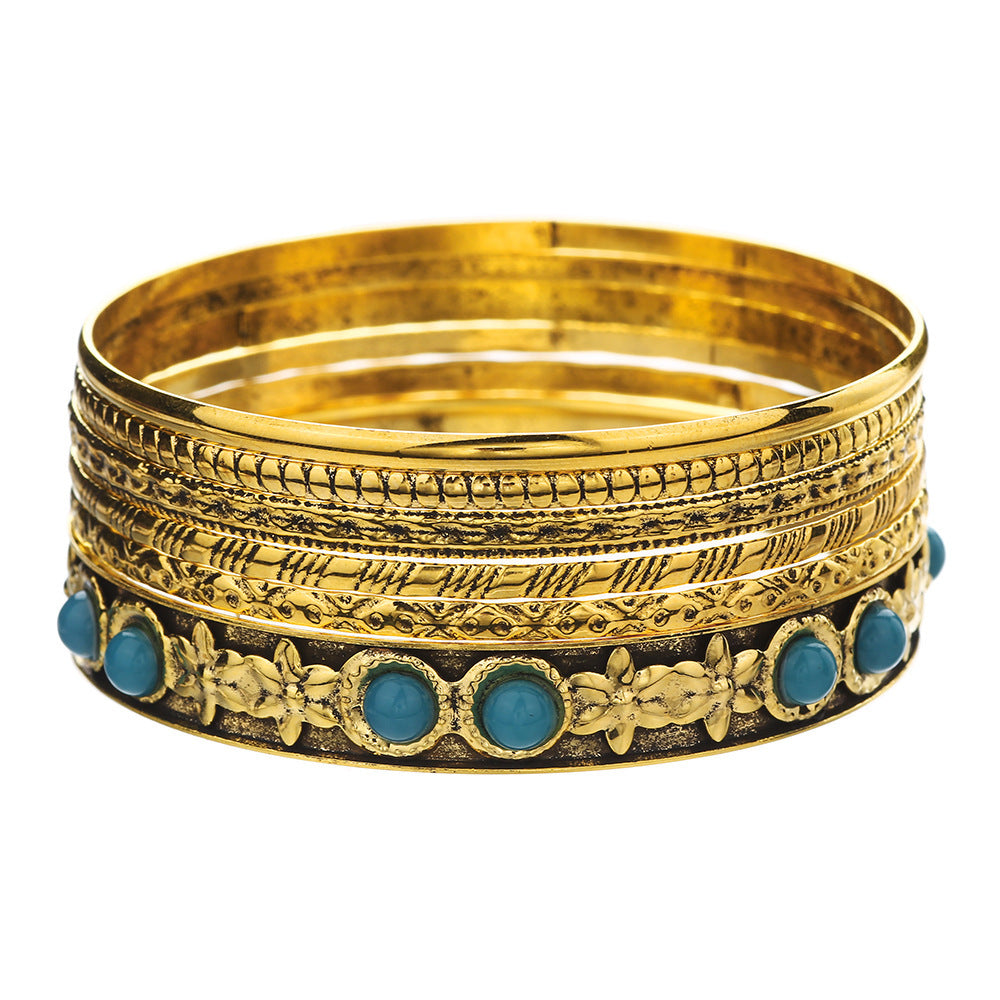 Retro Fashion Twisted Winding Alloy Animal Bracelet Armband