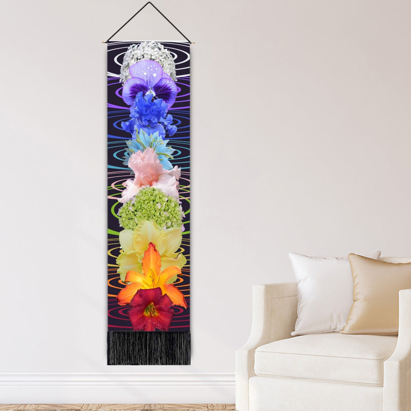 Decorative Hanging Paintings Printed Home Decor Wall Hangings Tassel Tapestries
