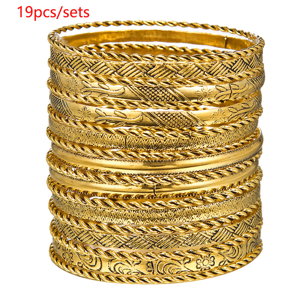 Retro Fashion Twisted Winding Alloy Animal Bracelet Armband