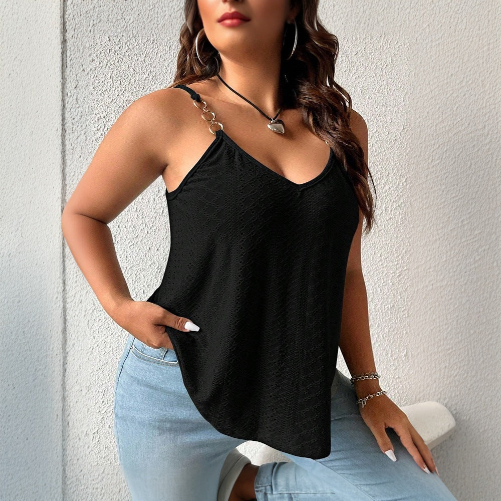 Springsummer Slip Top A Simple Sleeveless Outerwear Top