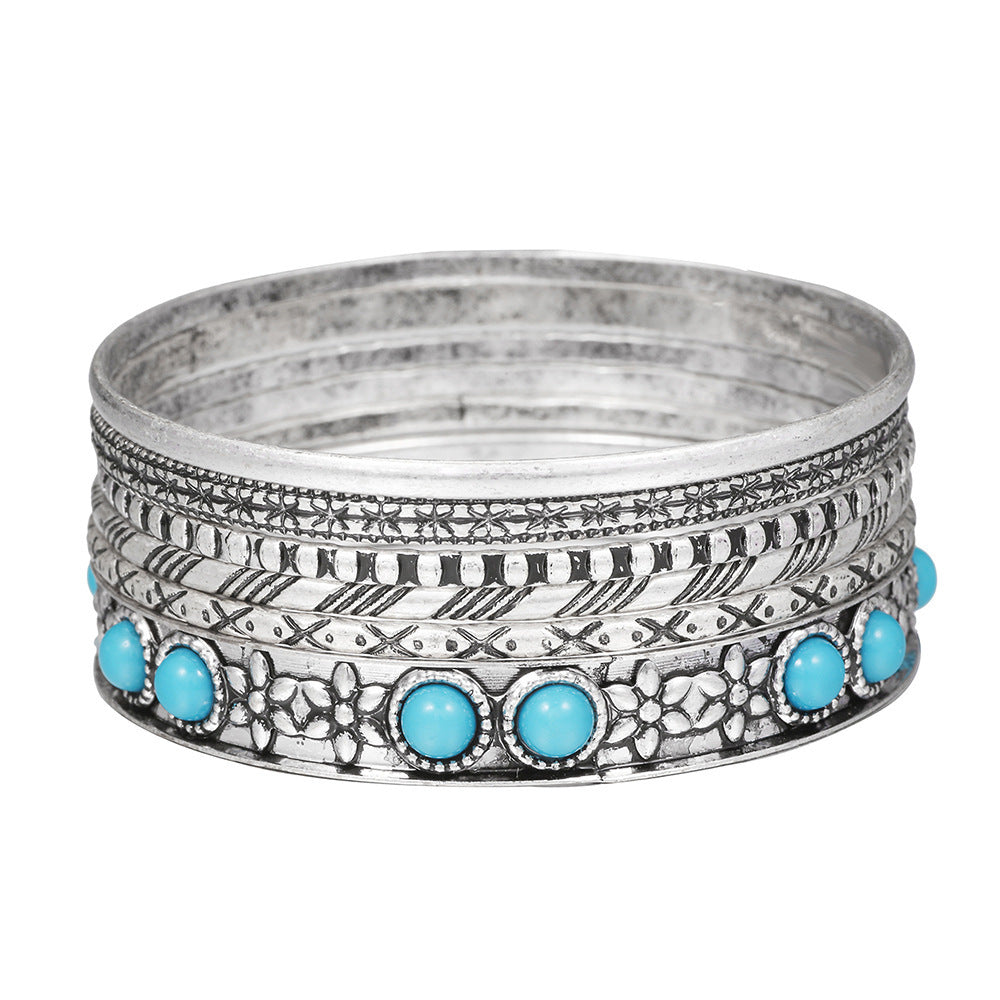 Retro Fashion Twisted Winding Alloy Animal Bracelet Armband