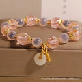 Natural Heart Agate Bracelet For Women