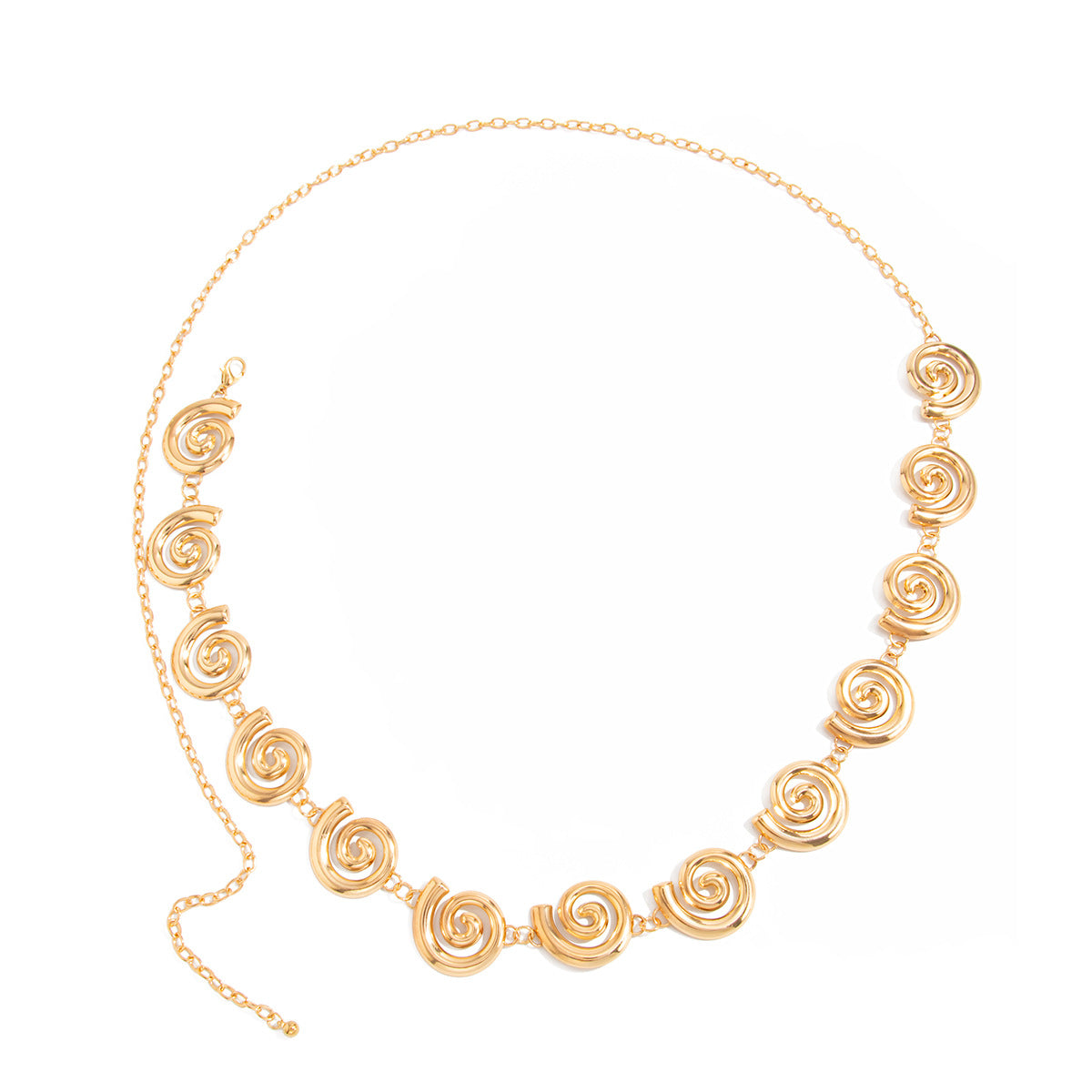 Fashionable Irregular Spiral Circle Body Chain