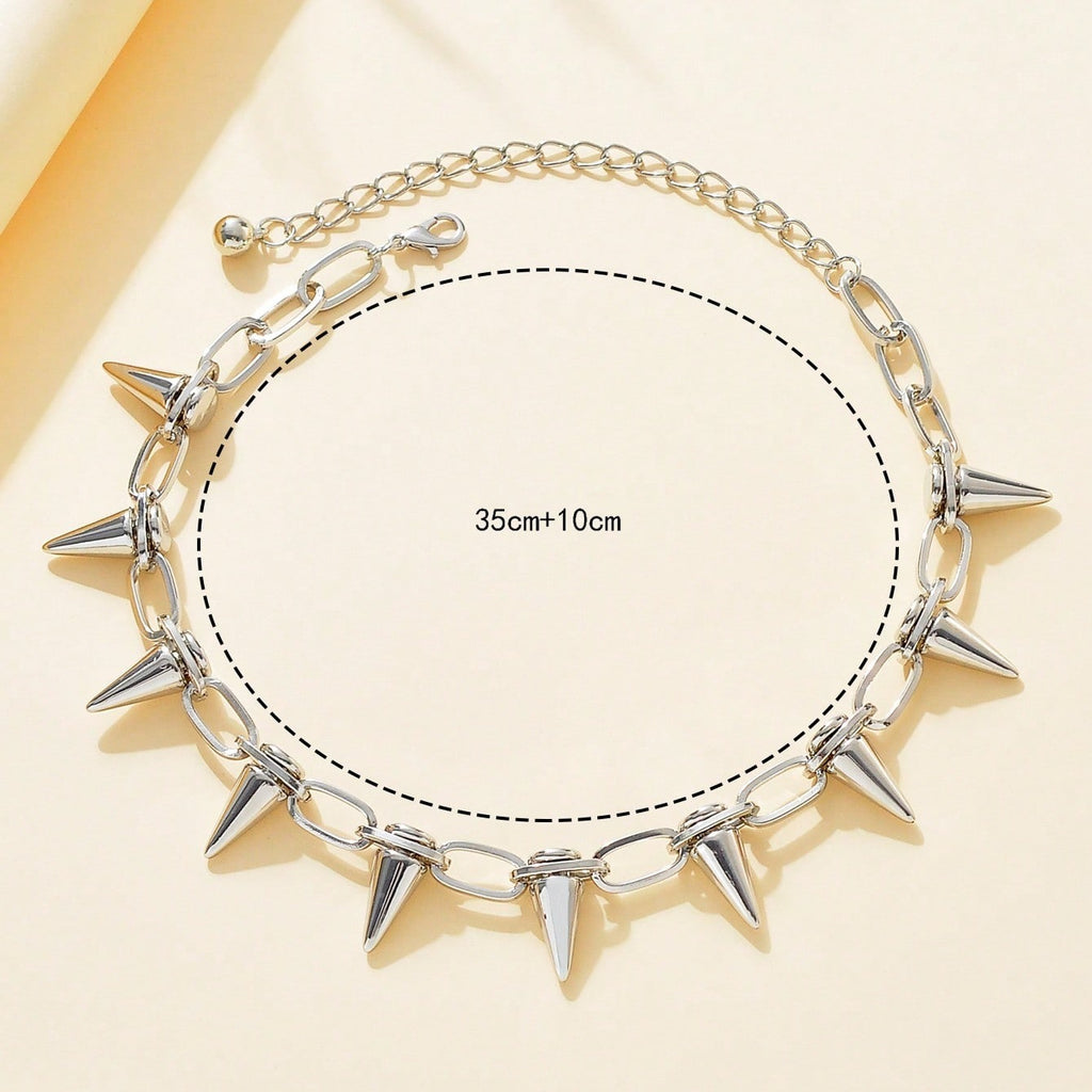 Personalized Punk-styled Stud Pendant Necklace