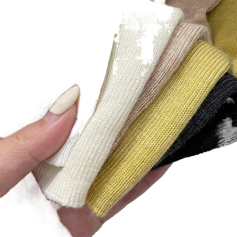 Half-high Collar Flutter Sleeve Knitwear Women Summer