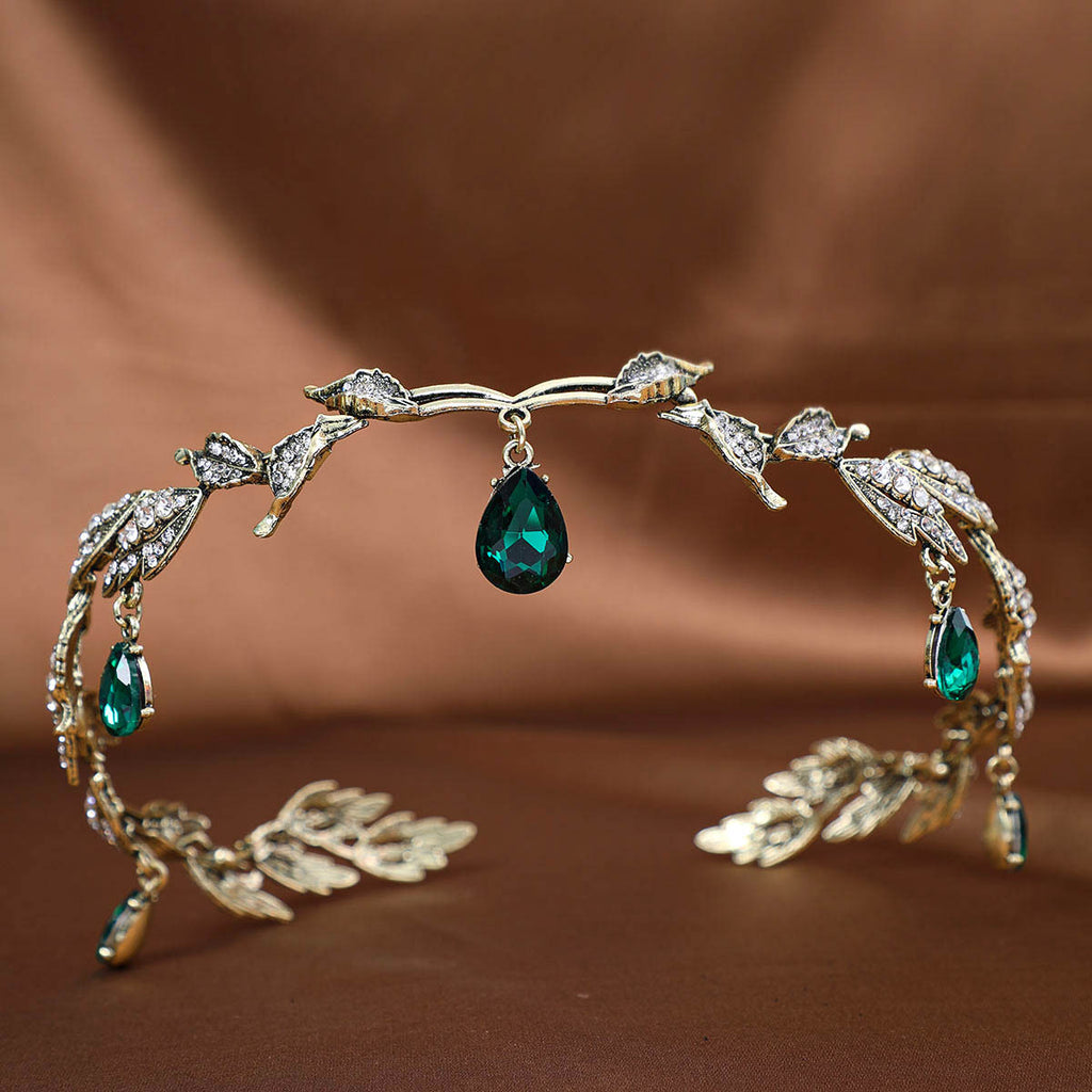 Womens Rhinestone Crown Hair Accessory