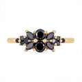 Fashionable Fan-shaped Ring Light Luxury Niche Design