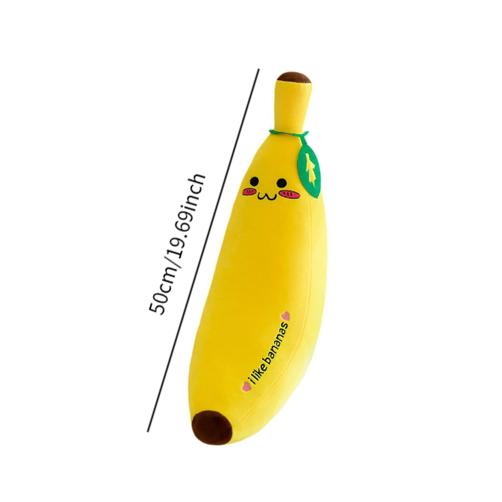 Plush Banana Stuffed Pillow Decor Plushie Toy Breathable Soft Fruit New