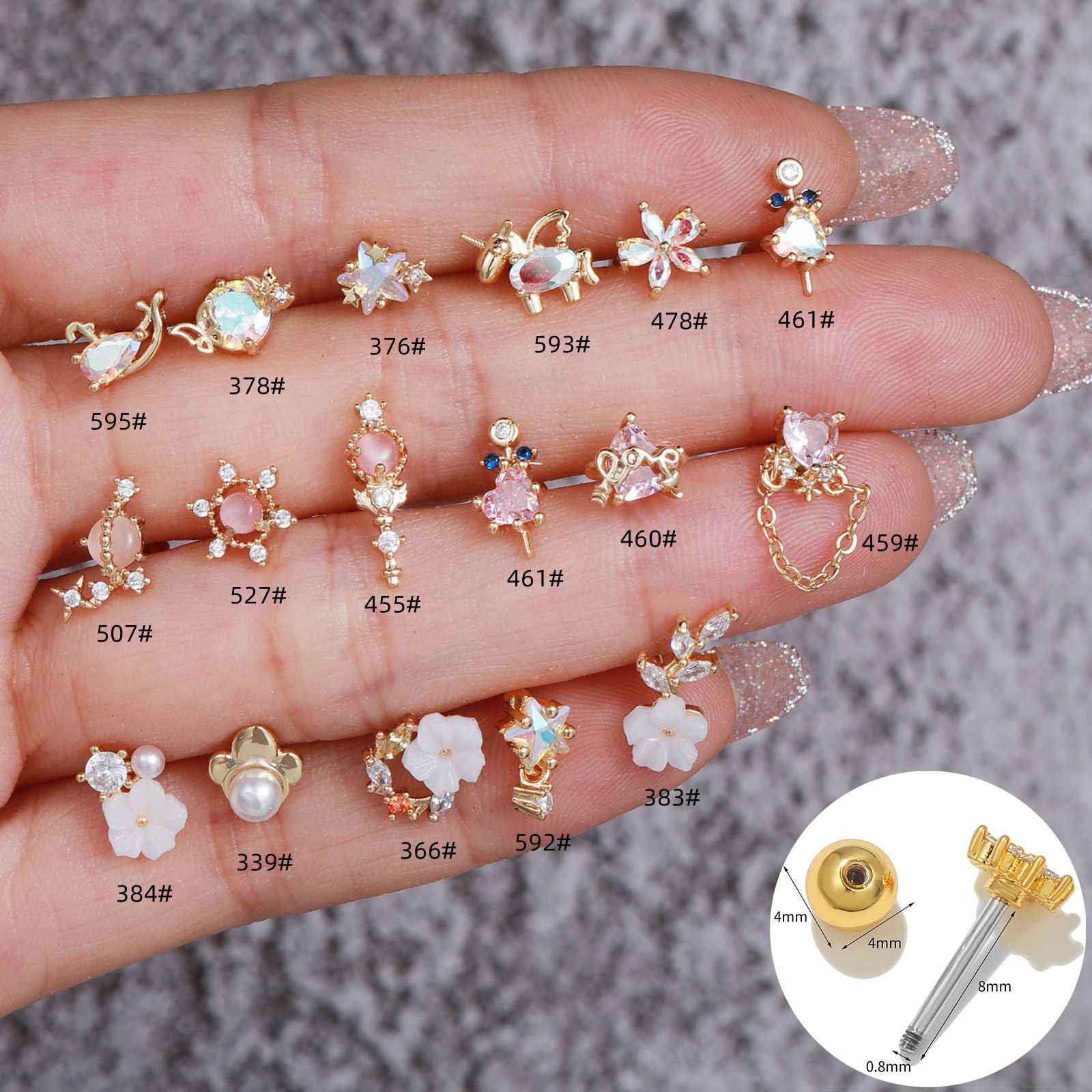 Ultra-fairy Stainless Steel Earrings For Women