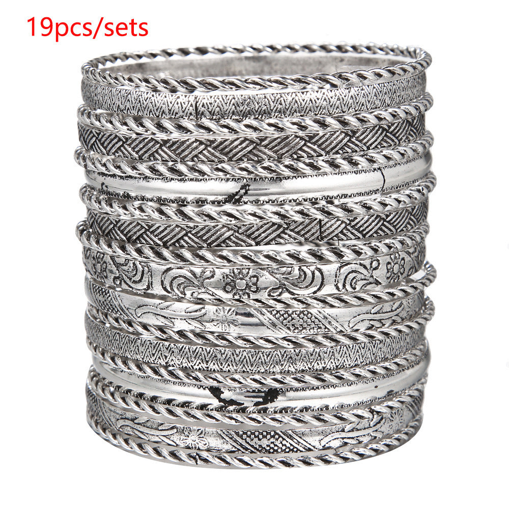 Retro Fashion Twisted Winding Alloy Animal Bracelet Armband