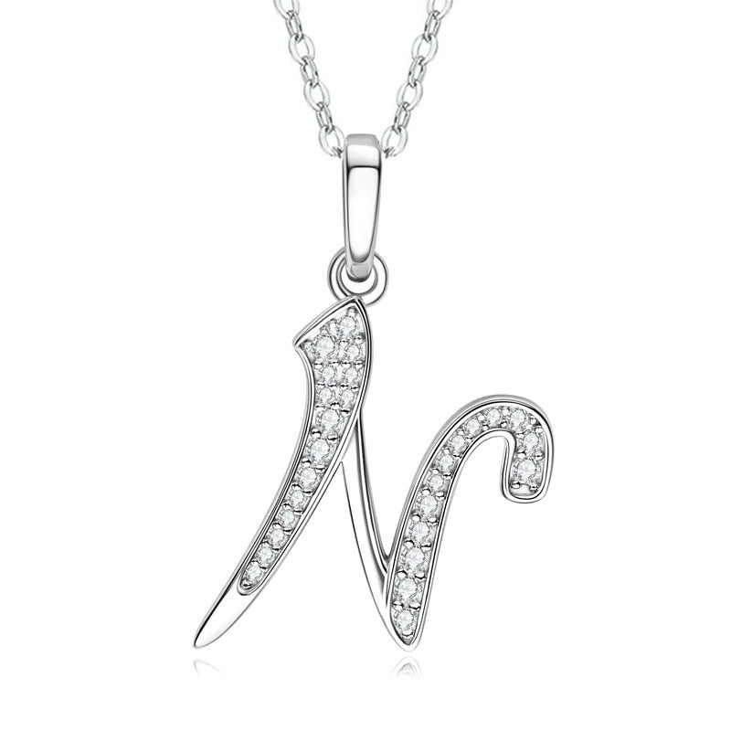 26-Letter Alphabet Charm Stylish Trendy English Pendant With A Designer Touch