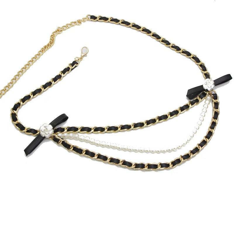 Multi-layer Woven Beads Waist Chain