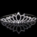 Crown Women's Hollow Claw Chain Rhinestone Princess Tiara Hairband