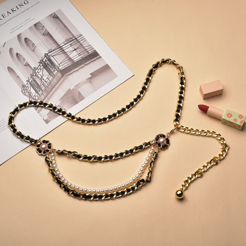 Multi-layer Woven Beads Waist Chain