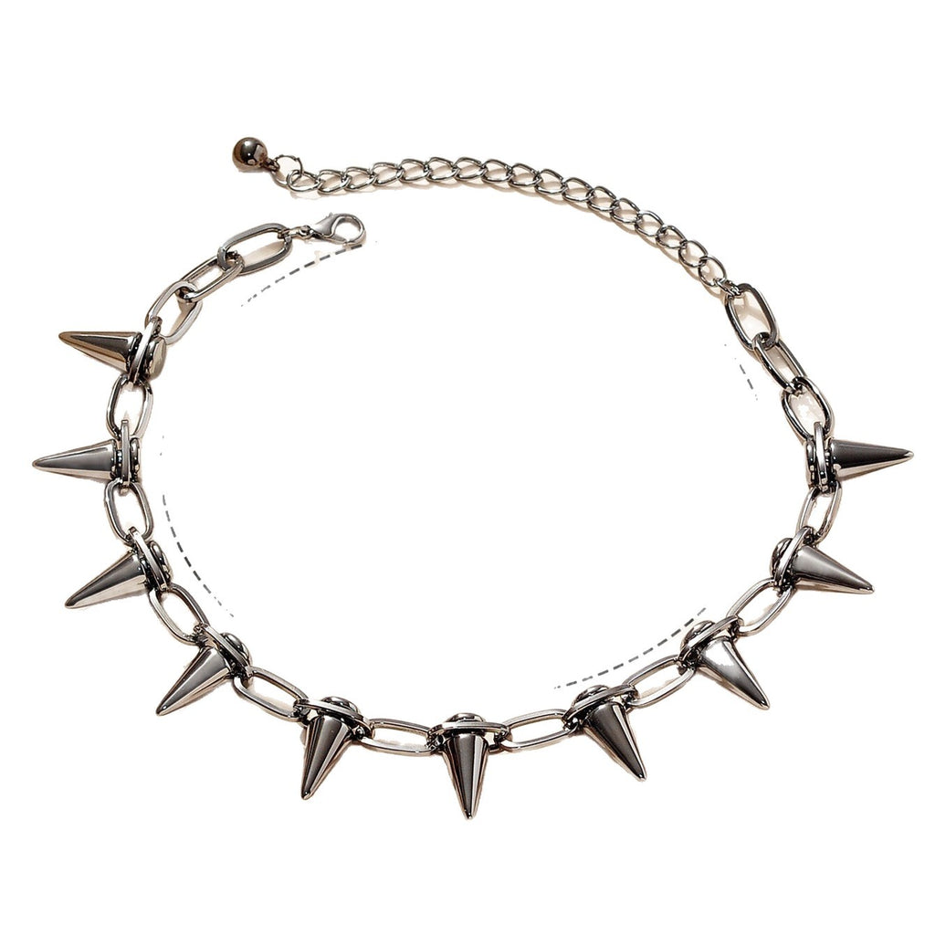 Personalized Punk-styled Stud Pendant Necklace