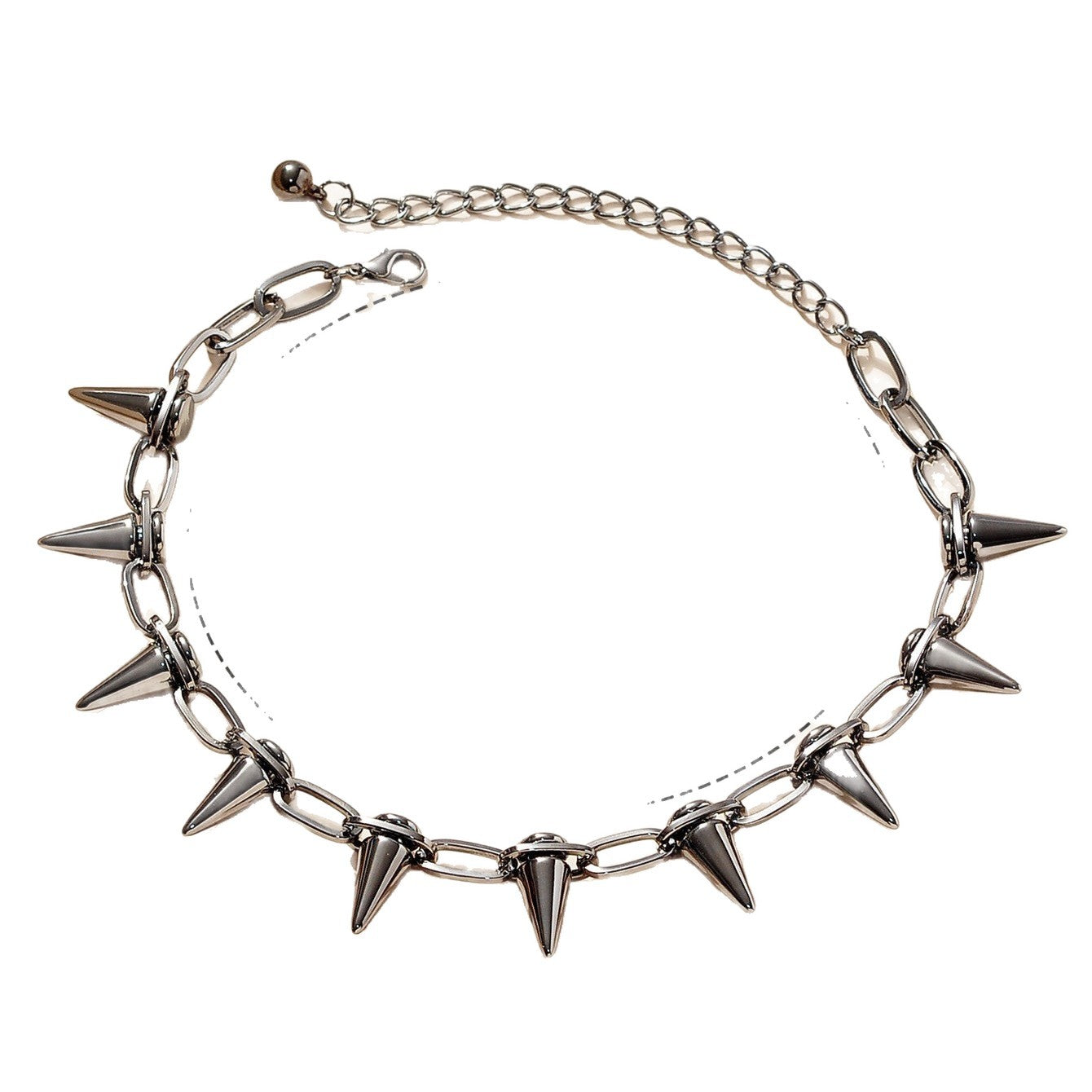 Personalized Punk-styled Stud Pendant Necklace